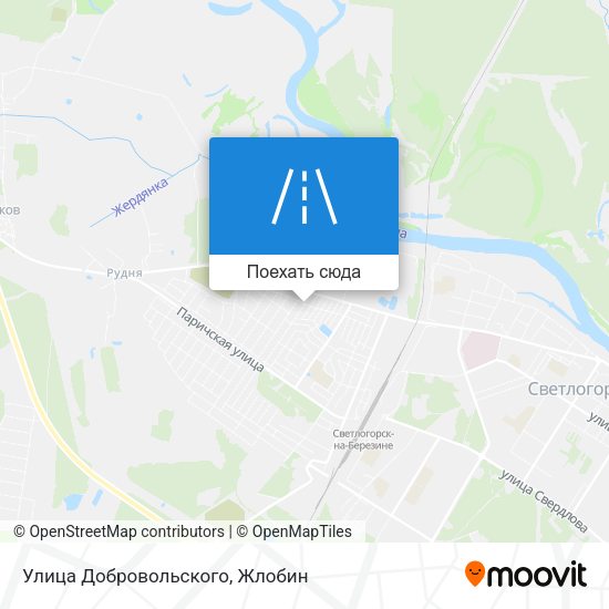Карта Улица Добровольского