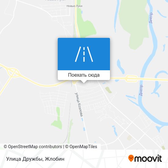 Карта Улица Дружбы