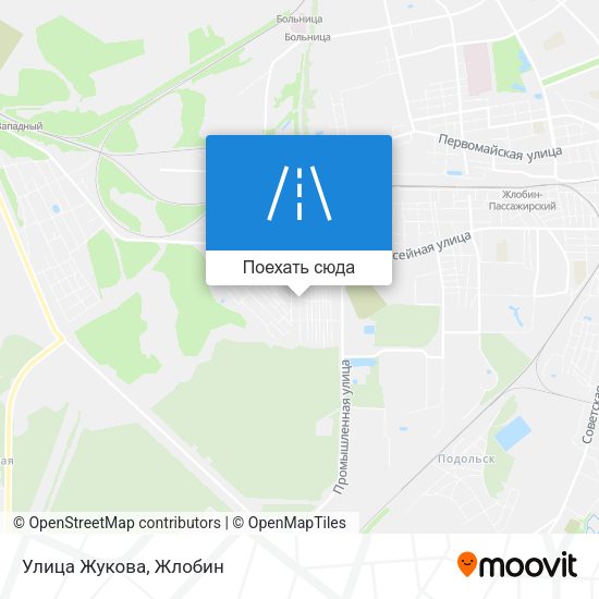 Карта Улица Жукова