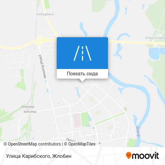 Карта Улица Карибского