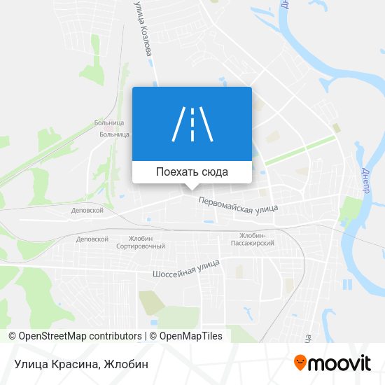 Карта Улица Красина