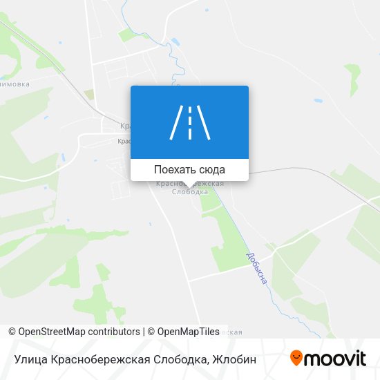 Карта Улица Краснобережская Слободка