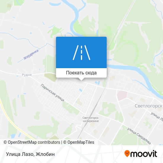 Карта Улица Лазо