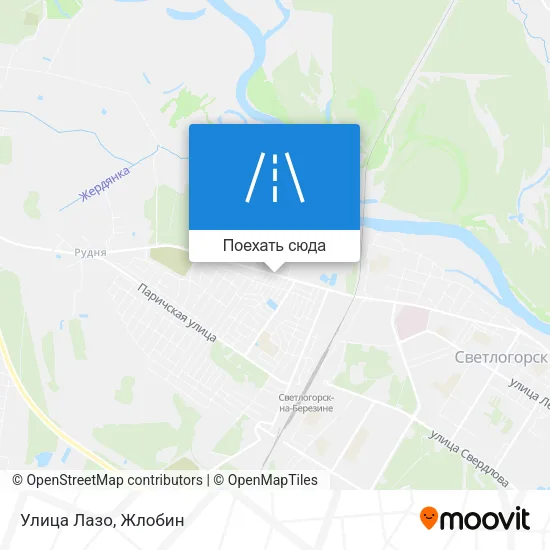 Карта Улица Лазо