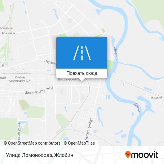 Карта Улица Ломоносова