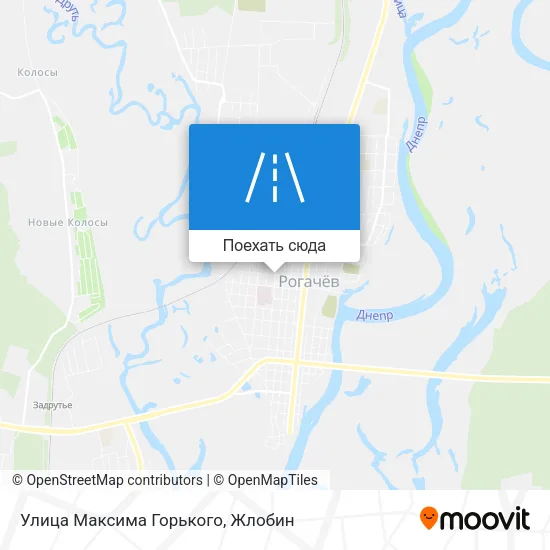 Карта Улица Максима Горького