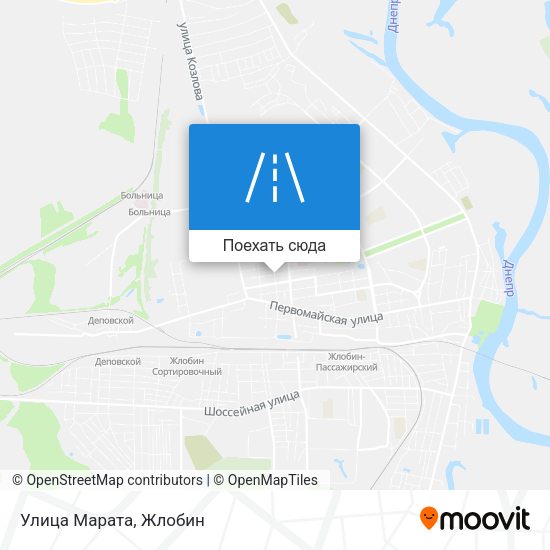 Карта Улица Марата