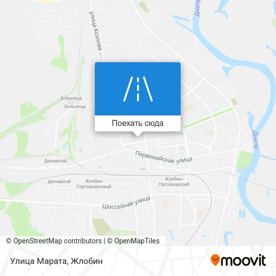 Карта Улица Марата