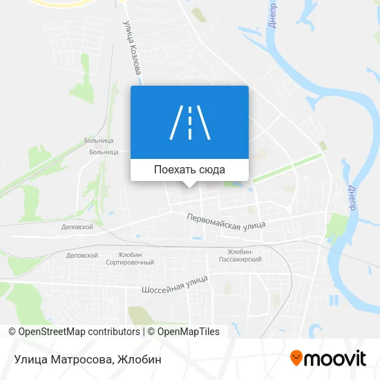 Карта Улица Матросова
