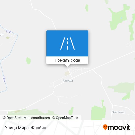 Карта Улица Мира