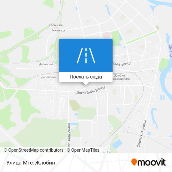 Карта Улица Мтс