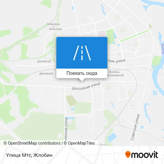 Карта Улица Мтс