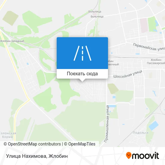 Карта Улица Нахимова