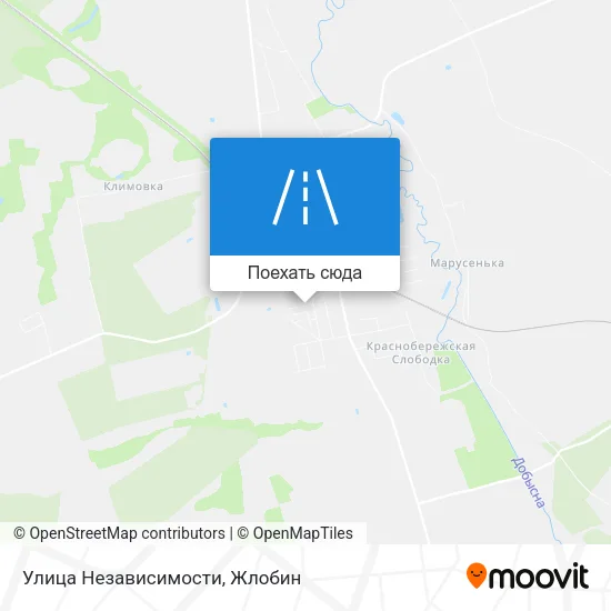 Карта Улица Независимости
