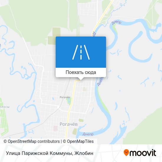 Карта Улица Парижской Коммуны