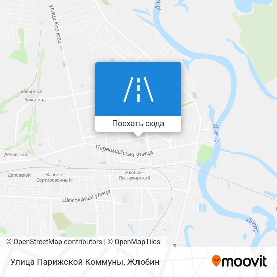 Карта Улица Парижской Коммуны