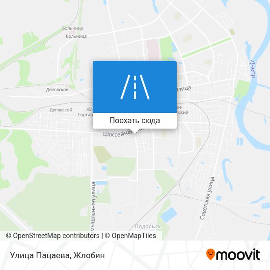 Карта Улица Пацаева