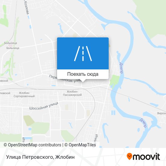 Карта Улица Петровского