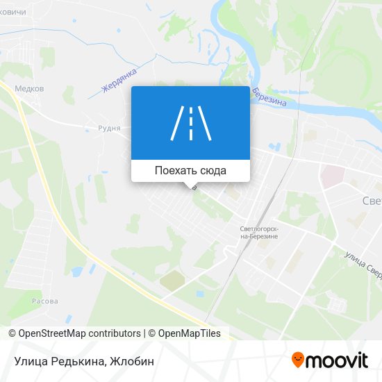 Карта Улица Редькина