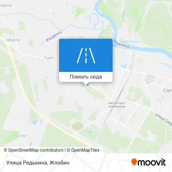 Карта Улица Редькина