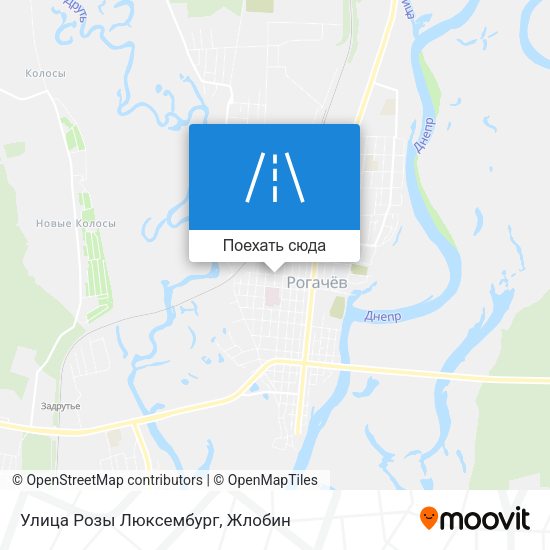 Карта Улица Розы Люксембург