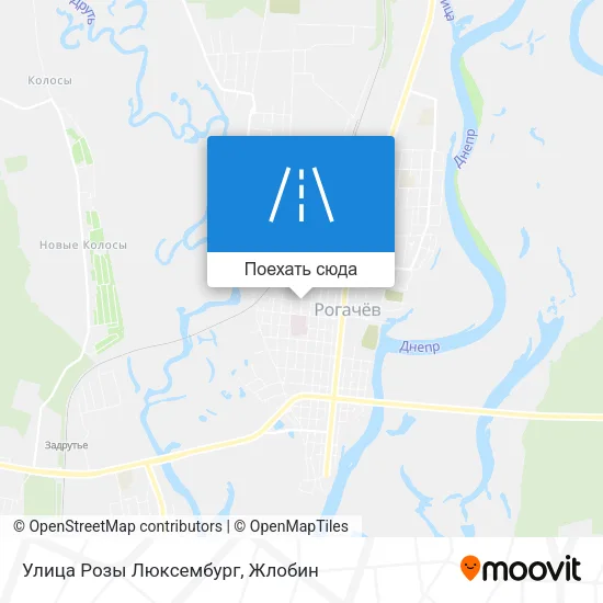 Карта Улица Розы Люксембург