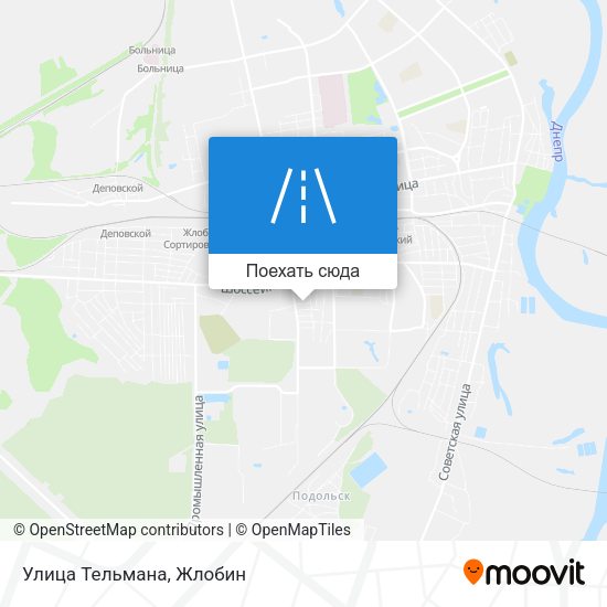 Карта Улица Тельмана