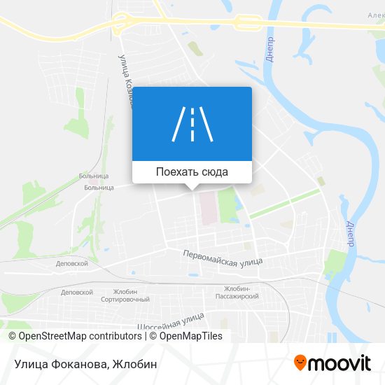 Карта Улица Фоканова