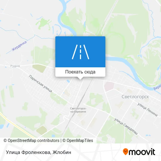 Карта Улица Фроленкова