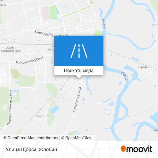 Карта Улица Щорса