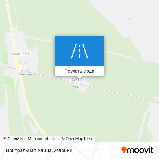 Карта Центральная Улица