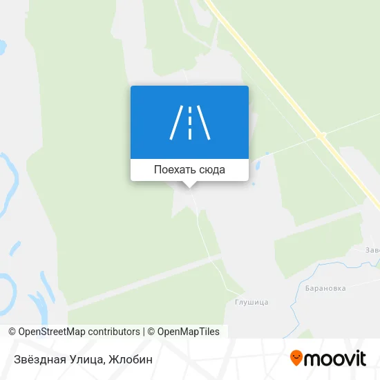 Карта Звёздная Улица