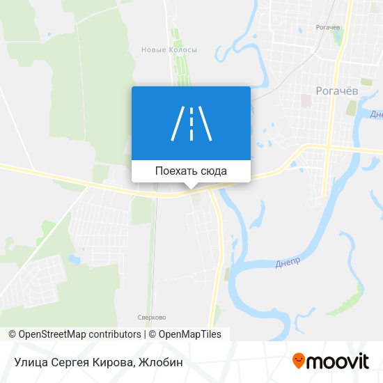 Карта Улица Сергея Кирова