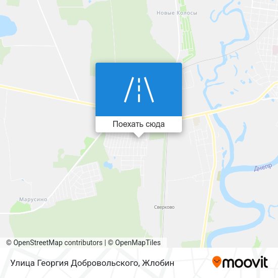 Карта Улица Георгия Добровольского