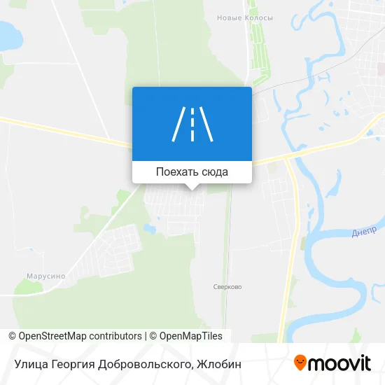 Карта Улица Георгия Добровольского