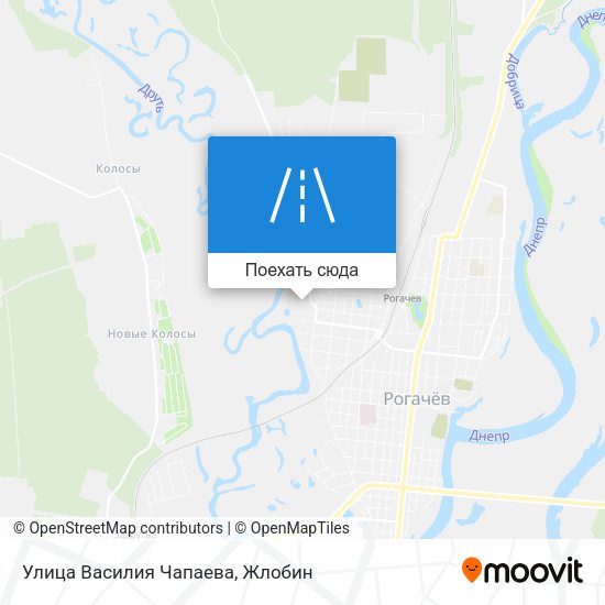 Карта Улица Василия Чапаева