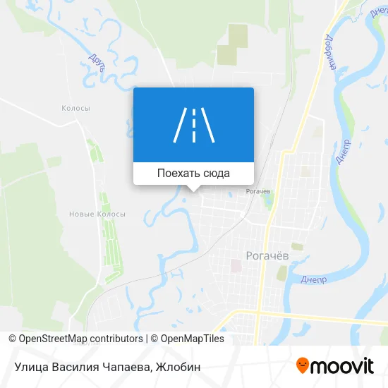 Карта Улица Василия Чапаева