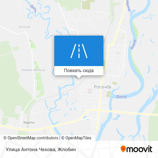 Карта Улица Антона Чехова