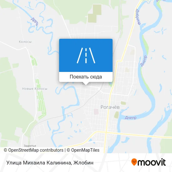 Карта Улица Михаила Калинина