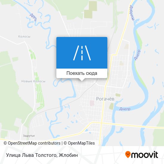 Карта Улица Льва Толстого