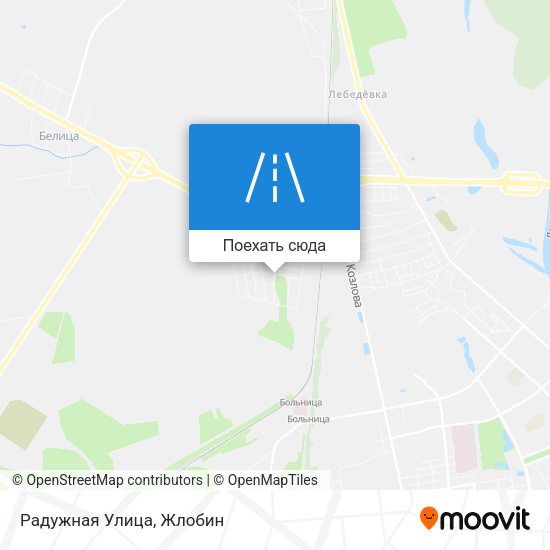 Карта Радужная Улица