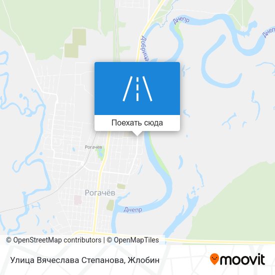 Карта Улица Вячеслава Степанова