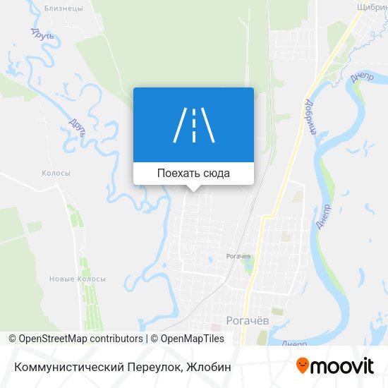 Карта Коммунистический Переулок
