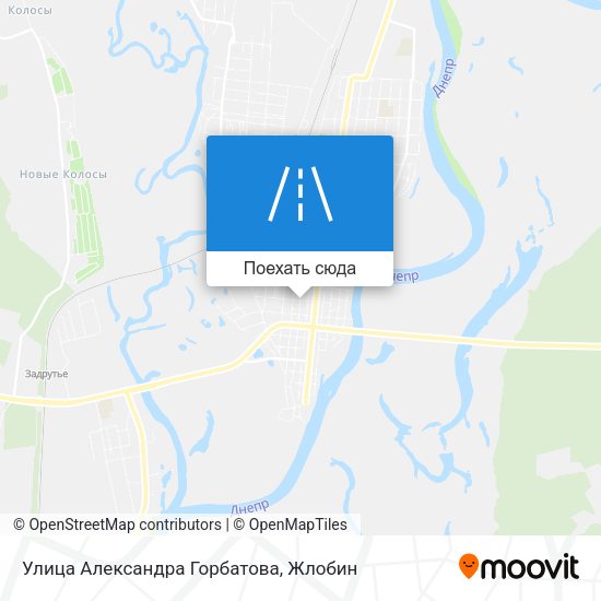 Карта Улица Александра Горбатова