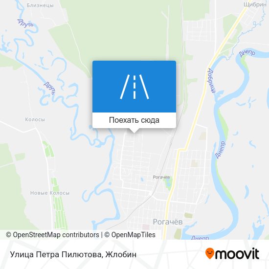 Карта Улица Петра Пилютова
