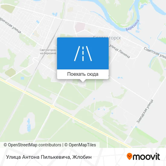 Карта Улица Антона Пилькевича
