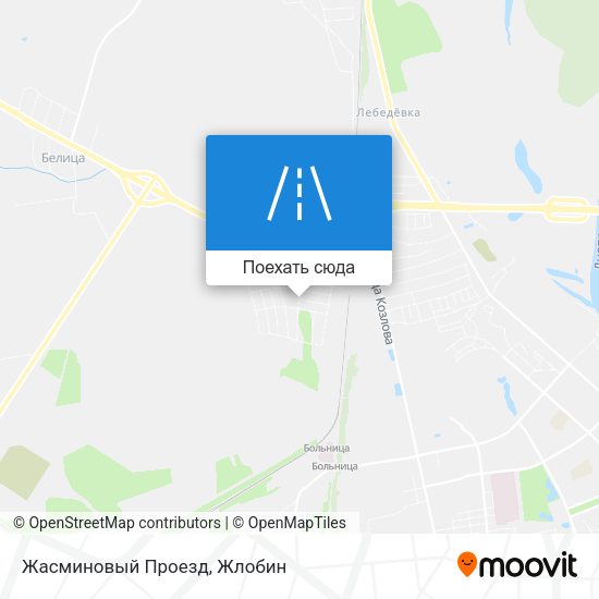 Карта Жасминовый Проезд