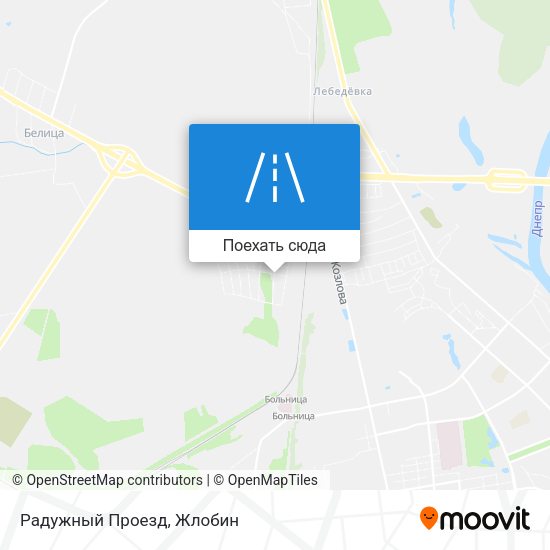 Карта Радужный Проезд