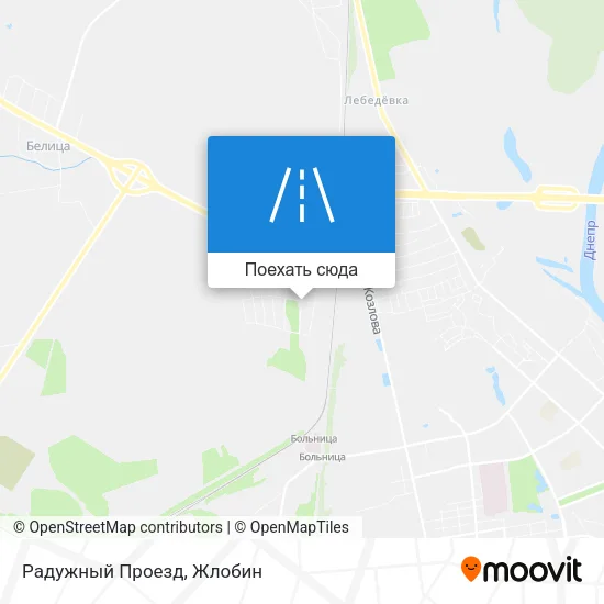Карта Радужный Проезд