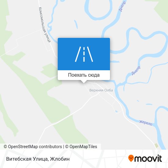 Карта Витебская Улица